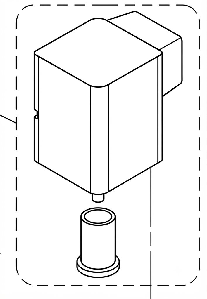 Motor,step-conv width motor + pulley (SM)